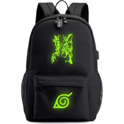 Anti-theft Backpack Luminous Usb Laptop School Bag For Girls Boys Teenagers Childrens Cool Bookbag