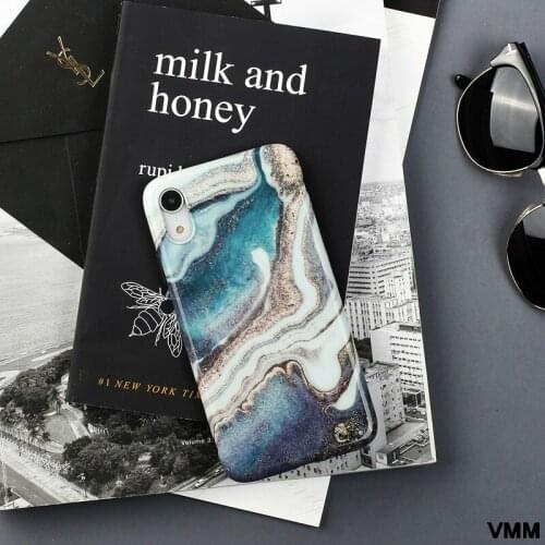 Blue Marble Phone Case for Iphone12mini 12pro Max Xsmax Soft Full Cover Protective Mobile Covers for 11pro 11promax