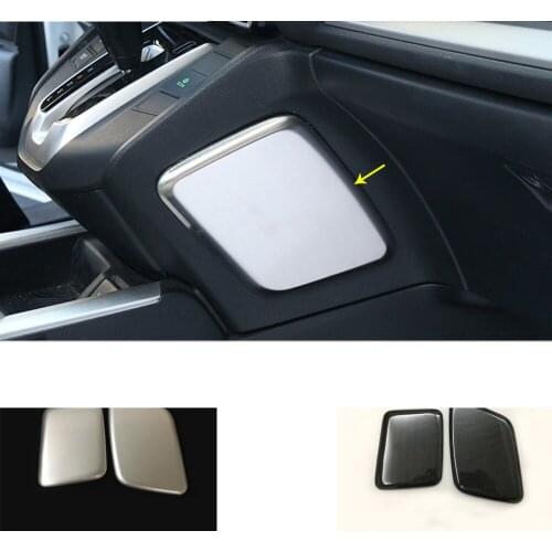 Car Middle Front Shift Stall Paddle Left And Right Row Of Armrest Side Cup Frame Trim For Honda CRV CR-V 2017 2018 2019 2020