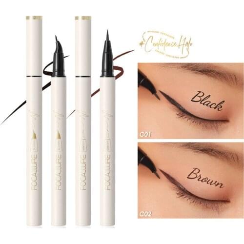 Waterproof Liquid Eyeliner Pencil Cosmetic for Eyes Two Style Long lasting Black Brown Liner Professional Women Makeup