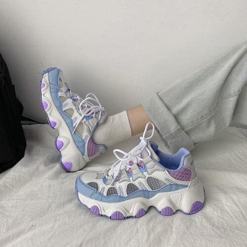 2021 New Fashion Womens Sneakers Platform Sports Shoes Autumn Chunky Sneakers Vulcanized Casual Shoes Tennis Female Basket