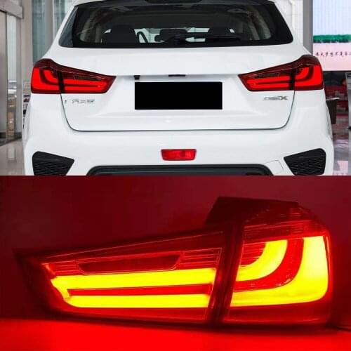 1Set Taillight Tail Light For Mitsubishi ASX 2011 2012 2013 2014 2015 2016 2017 2018 2019 LED Rear Lamp DRL Brake Signal Reverse