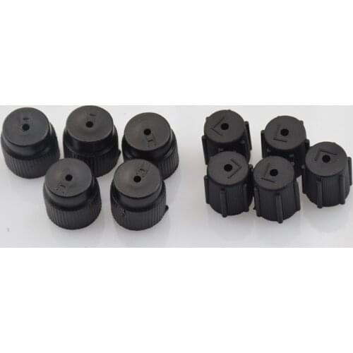 10 Pcs/Set R134a 13mm & 16mm Air Conditioning Service AC System Charging Port Caps For Universal Car Air-Conditioning