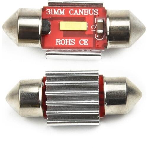 2Pcs LED Lights Accessories Dome White Auto DC 12V Indoor Replacement Set