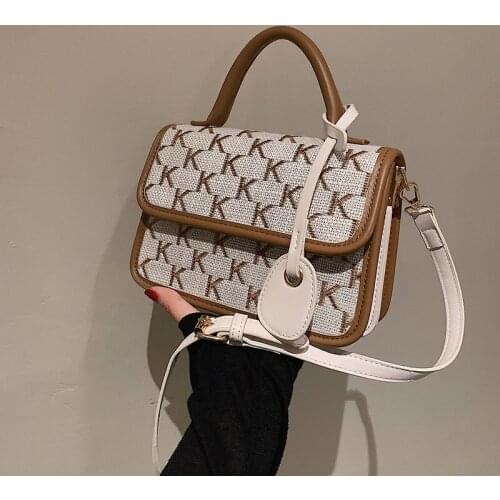 Brand Designer Women Small Crossbody Bags Short Handle for Women Simple Fashion Shoulder Messenger Bag Flip Handbags Purses