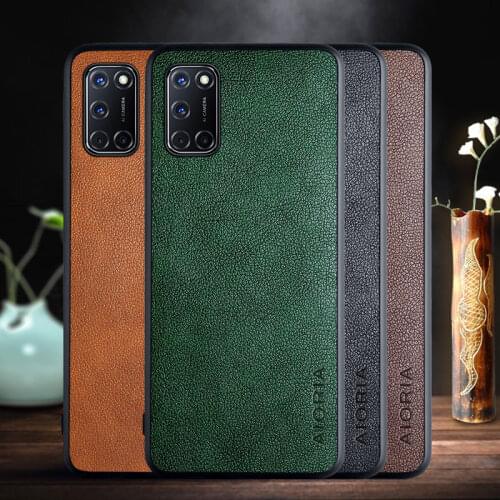 Case for Oppo A52 A92 A72 coque Retro business PU leather Skin covers for Oppo A92 case funda capa