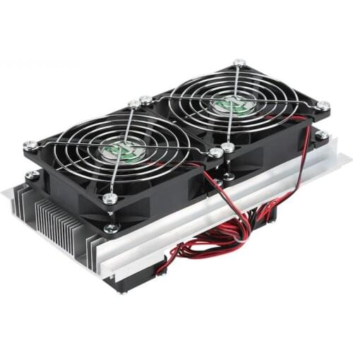 Hot Semiconductor Refrigeration Cooling Household Air ConditioningDevice Thermoelectric Cooler 12A 12V DIY Mini Fridge