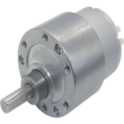 JGB-500 Geared Motor, DC Motor 6V 12V High Torque Electric Gear Motor for Generator Game Toy Intelligent Automatic Equipment