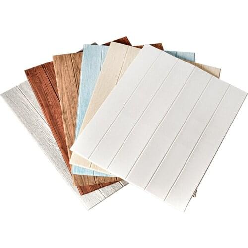 3D Stereo Foam Wall Stickers Living Room Bedroom Wall Covring Self Adhesive Wallpaper for Kids Room TV Background Wall Decor