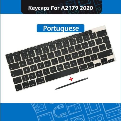2020 Year Laptop A2179 Portuguese tecla Keycaps For Macbook Air Retina 13" A2179 Key Cap Keys Keyboard Repair MC3302