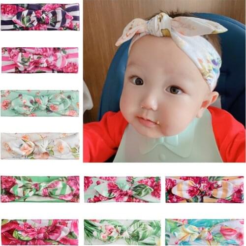 New Baby Hair Band Soft Cotton Hairband Cute Princess Toddler Hair Accessories Baby Turband Hair Ties For Kids Gifts Headwear