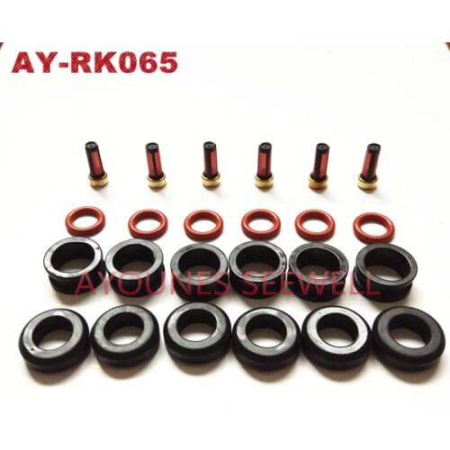 Wholesale 6sets fuel injector repair kits fit Mitsubishi MD319790 MD319791 MD319815 MD352587 CDH210 AY-RK065