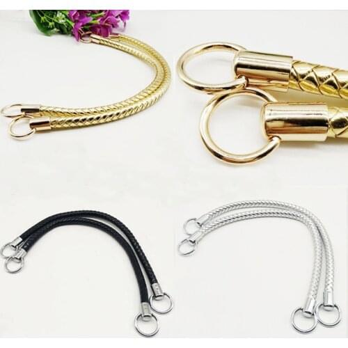 Imitation leather PU luggage handle Hand-woven pu handle 35cm handbag bag accessory handle