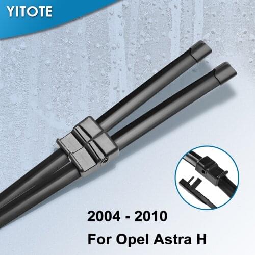 YITOTE Windscreen Wiper Blades for Opel Astra H Hatchback / Estate / Caravan / SportHatch / GTC / Coupe from 2004 to 2010