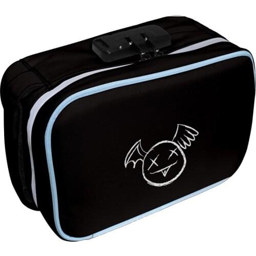 Dream 25 million merch Tracksuit 3d Portable Storage Carrying Stratification Password Lock Zipper Box Women Makeup Organizer Bag