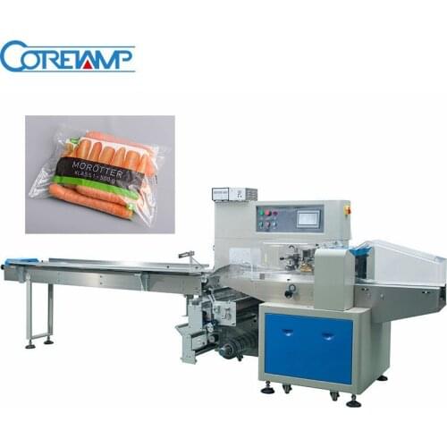 Carrot Flow Wrap Packing Machine