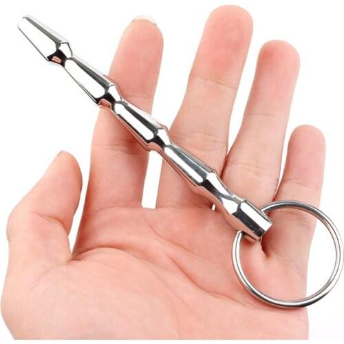 Stainless Steel Penis Insert Sounding Rod Urethral Dilators Masturbator Cock Penis Plug Sex Toys For Men Chastity Urethral Sound