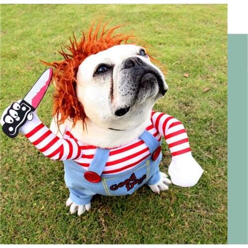 Funny Cat Dog Clothes Pet Clothing Pirate Suit Cosplay Role Playing Suit Halloween Clothes Dressing Up Cat Party Costume Suit