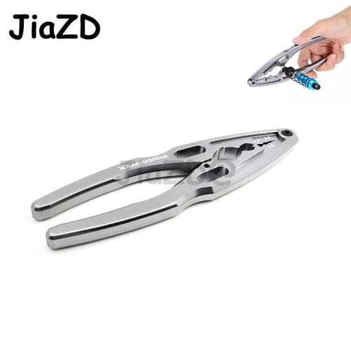 1PCS Aluminum Universal RC Shock Clamp Shaft Pliers Shock Absorber Assembly Disassembly Tool for 1/10 1/8 RC Car Crawler