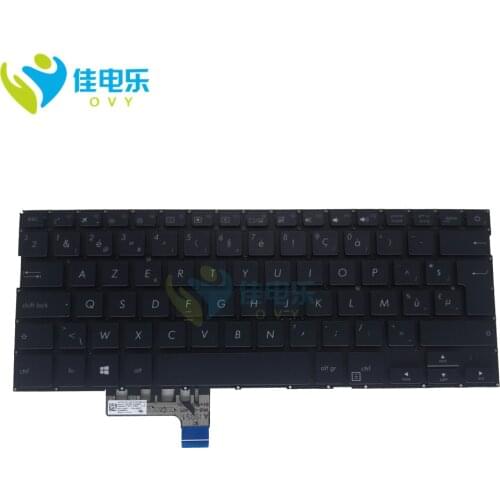 Belgium laptop keyboard for ASUS ZenBook 13 UX331 UX331U UX331UA replacement keyboards light backlit BE Belgian 0KNB0 262KBE00