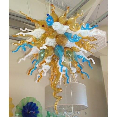 Free Shipping UL/CE 110v/220v LED Light Wonderful Antique Glass Pendant Lamps