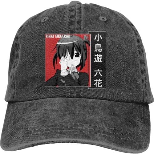 Rikka Takanashi The Baseball Cap Peaked capt Sport Unisex Outdoor Custom Chuunibyou Demo Koi ga Shitai Anime Hats
