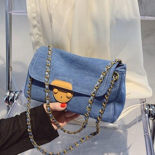 Denim Canvas Large Tote Underarm Bag 2021 Summer New High Quality Womens Designer Handbag High Capacity Shoulder Messenger Bag
