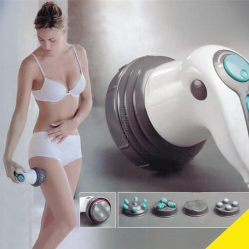 Electric Body Slimming Massager Machine Magnetic Weight Loss Therapy Body Massage Tool Vibrating Relax Muscle Roller