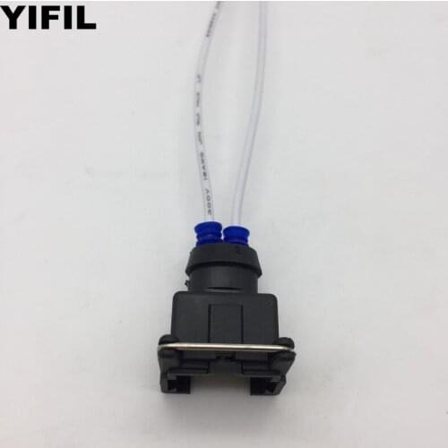10pcs/lot 2 Pin/Way EV1 Female Fuel Injector Connector Plug With Cable Pigtail 750cc 1000cc 650cc For Bosch AUDI VW VAG Group