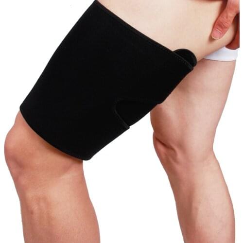1 piece Sport Thigh Guard Muscle Strain Protector Pads Support Fitness Compression Leggings Legguards Sleeve Warmers Legwarmers