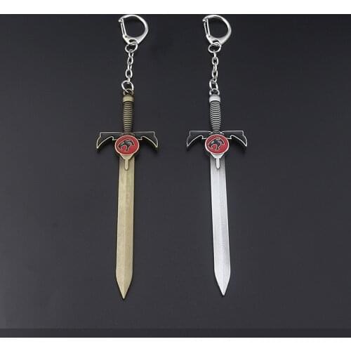 Hot Sale Cartoon Animation Thundercats Sword Keychain Weapon Model Key Chain For Men And Women Jewelry