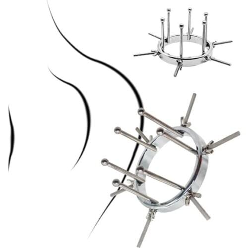 Metal Adjustable Huge Anal Plug Sex Toys Vaginal Anus Dilator Vaginal Speculum Big Butt Plug Adult Erotic Sex Toys For Men Women