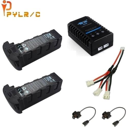 Upgrade 11.4v 3000mAh Battery + B3S Charger for Hubsan h117s Zino GPS RC FPV Racing Camera Drones Quadcopter Parts 11.4V Battery