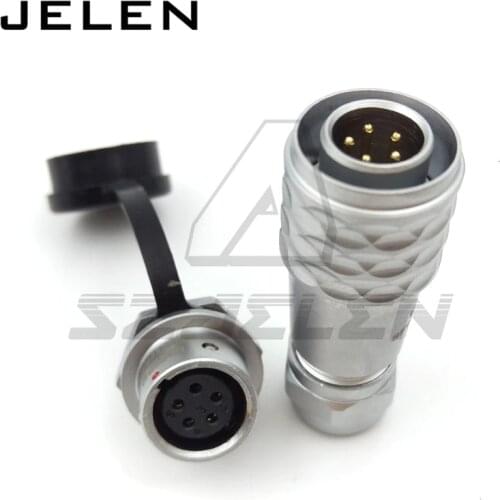 Original WEIPU SF12 series 5pin waterproof connector plugs and sockets, 12mm Panel Mount Electronics Power Cable Connectors