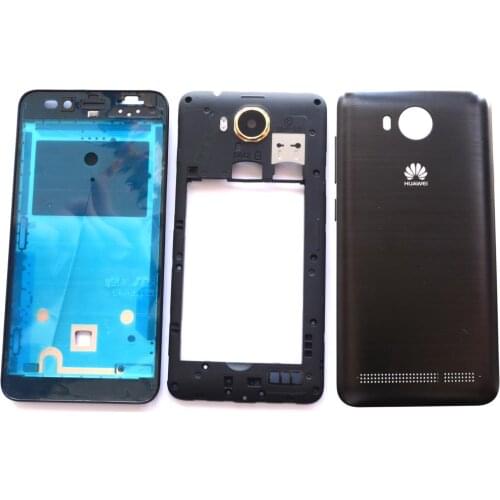 Front lcd screen middle bezel Battery Door Back Cover Housing Case for Huawei Y3II /Y3 2 /Huawei Honor bee 2 / 4.5"