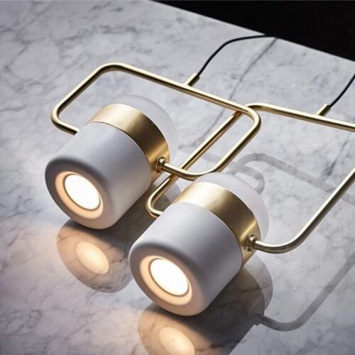 Modern LED Pendant Lights bedroom living room minimalist restaurant pendant Lamp Fixtures Nordic clothing decor Canister lights