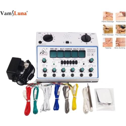 Acupuncture Stimulator Device is a New Acu-device, no needles, 6 channel pain killer - Replacement of hand massage Body Health