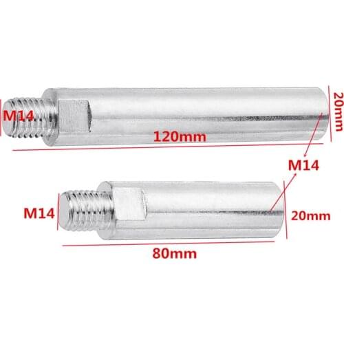 M14 Angle Grinder Lengthen Connecting Rod 20mm Shank Arbor Mandrel Connector Adapter Fit for 125 Angle GrinderAccessories