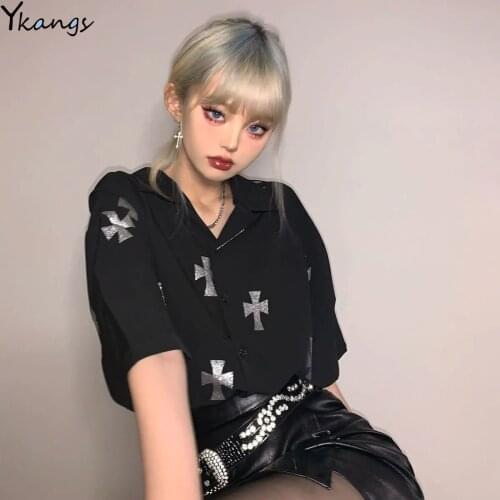 Женские рубашки с коротким рукавом YKANGS China At AliExpress