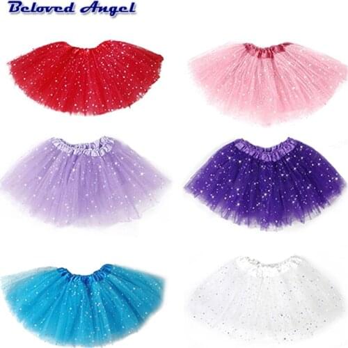 Girl Tutu Skirt Lovely Ball Gown Skirt Girls Pettiskirt Baby Girls Clothes for 2-8y Kids Ballet Dancing Party Skirts jupe fille