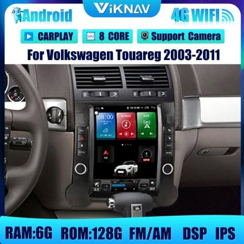 9.7inch Android car radio GPS Navigation head unit Stereo receiver For Volkswagen Touareg 2003-2011 Car DVD Multimedia Player