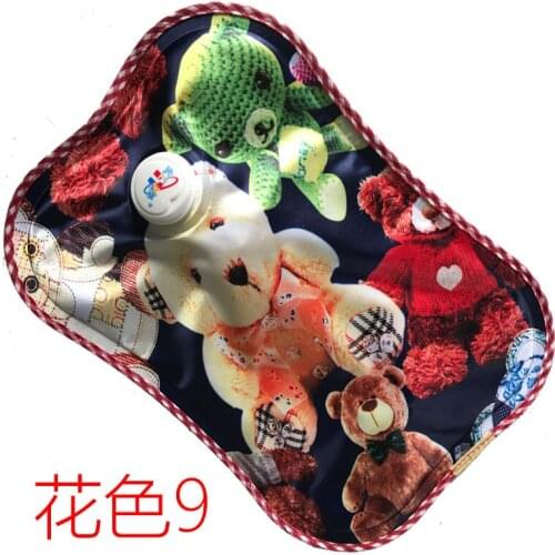 Free shipping Good quality hand warming Charging Electric hot water bag cartoon pattern hot water bag
