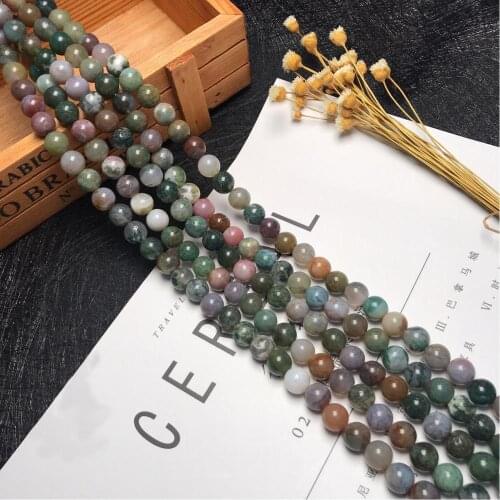 Wholesale High quality charm Natural Stone Beads 15.5" Pick Size Loose Bead For bracelets beautiful Jewelry Making 4 6 8 10 mm