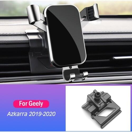Car Mobile Phone Holder Special Air Vent Mounts GPS Stand Gravity Navigation Bracket For Geely Azkarra 2019 2020 Car Accessories