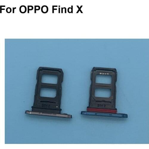 For Oppo Find X New Tested Good Sim Card Holder Tray Card Slot For Oppo Findx Sim Card Holder Replacement