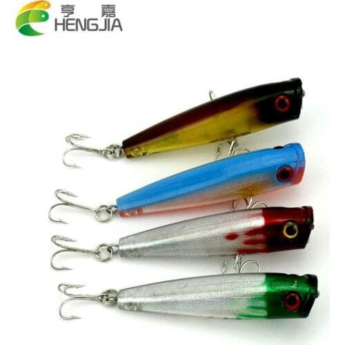 HENGJIA 8pcs 6.5CM 6.6G pesca Crankbait fishing lure laser hard Plastic fake lure bass carp fishing wobblers fishing tackle