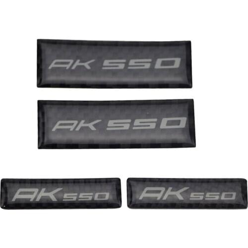 KODASKIN Motorcycle Stickers Raise 3D Emblem Carbon Decals for KYMCO AK550