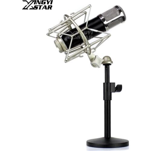 Metal Desktop Stand Spider Microphone Shock Mount Mic Holder Shockmount For Audio Technica ATR2500 AE3000 AT2020 AT2035 AT5040