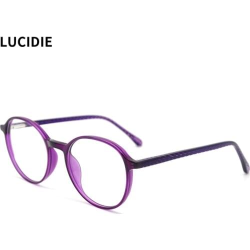 LUCIDIE 2020 Fashion Acetate Eyeglasses Women Glasses Frame Prescription Eyewear Optical Spectacles Female Eye Glasses Frames
