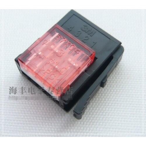 Original new 100% import connector 37104-3101-000FL 4 core red sensor